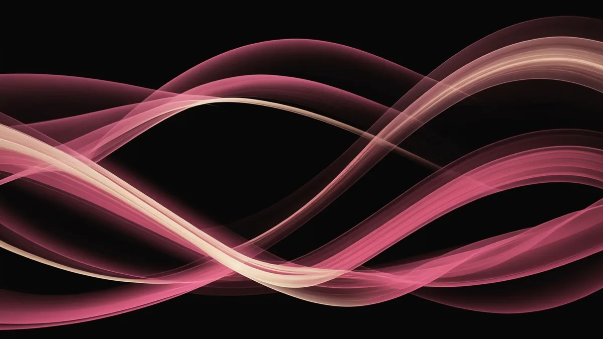 Abstract lines suggesting fast, clear email composition by voice